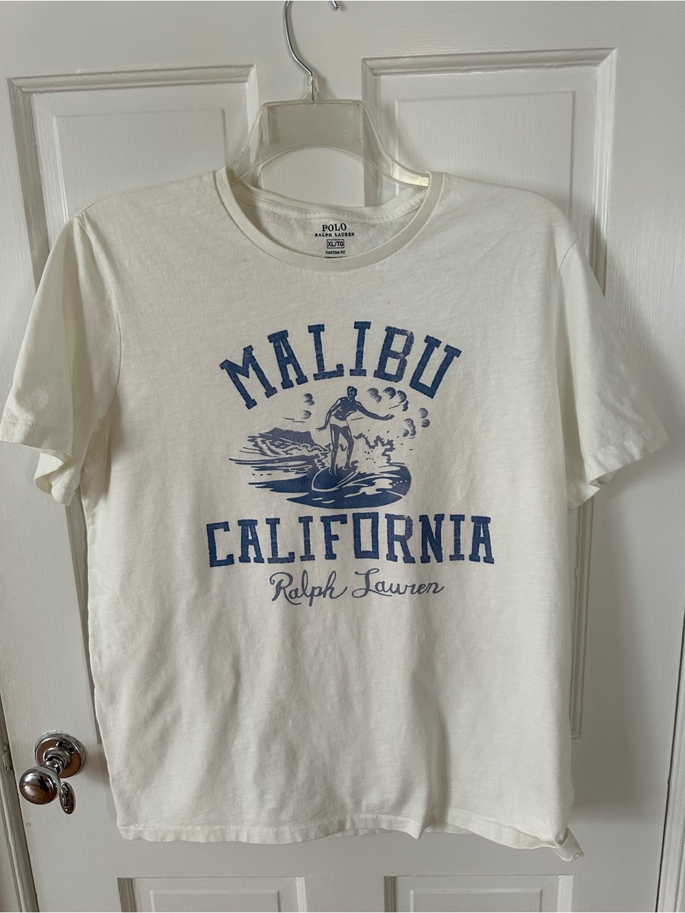 Polo Ralph Lauren Malibu California men’s graphic print t shirt XL surfer beach